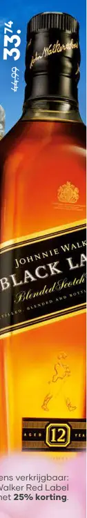 Aanbieding: Black Label Blended Scotch