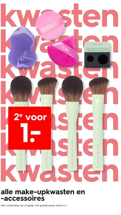 Aanbieding: Alle make-upkwasten en -accessoires