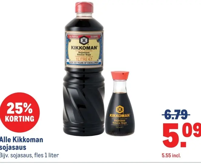 Aanbieding: Kikkoman sojasaus