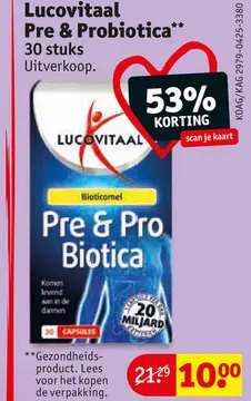 Aanbieding: Lucovitaal Pre & Probiotica