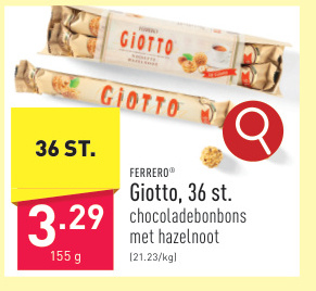 Aanbieding: Giotto chocoladebonbons met hazelnoot