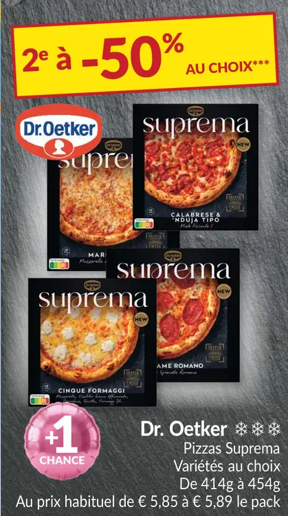 Offre: Pizzas Suprema