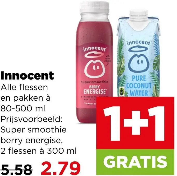 Aanbieding: Flessen en pakken