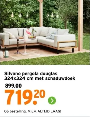 Aanbieding: Silvano pergola douglas