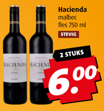 Aanbieding: Hacienda malbec