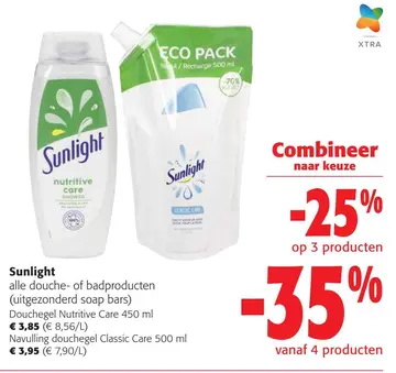 Aanbieding: Sunlight alle douche- of badproducten