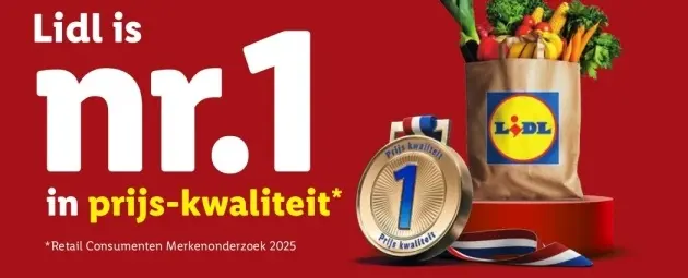 Aanbieding: Lidl is nr.1 in prijs-kwaliteit