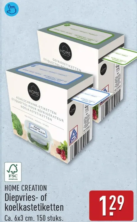 Aanbieding: Diepvries- of koelkastetiketten