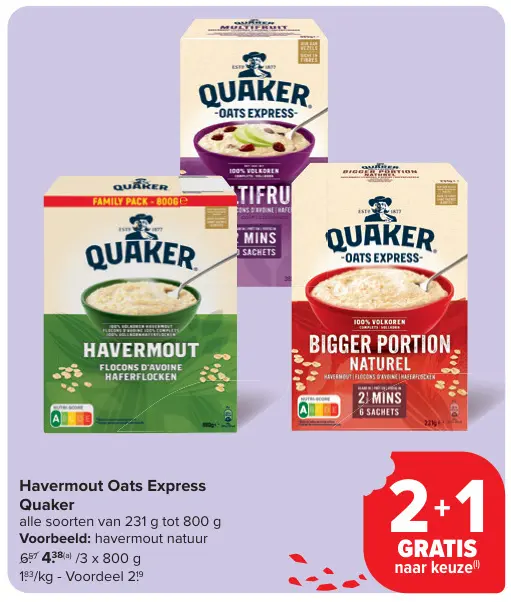 Aanbieding: Havermout Oats Express