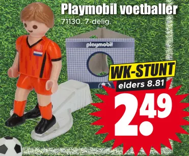 Aanbieding: Playmobil voetballer