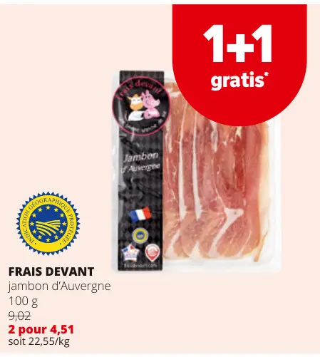 Offre: Jambon d'Auvergne