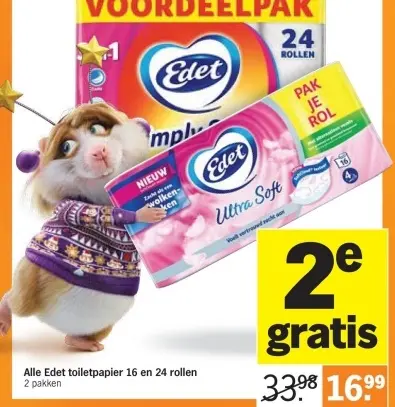 Aanbieding: Alle Edet toiletpapier