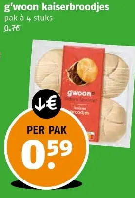 Aanbieding: kaiserbroodjes