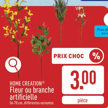 Offre: Fleur ou branche artificielle