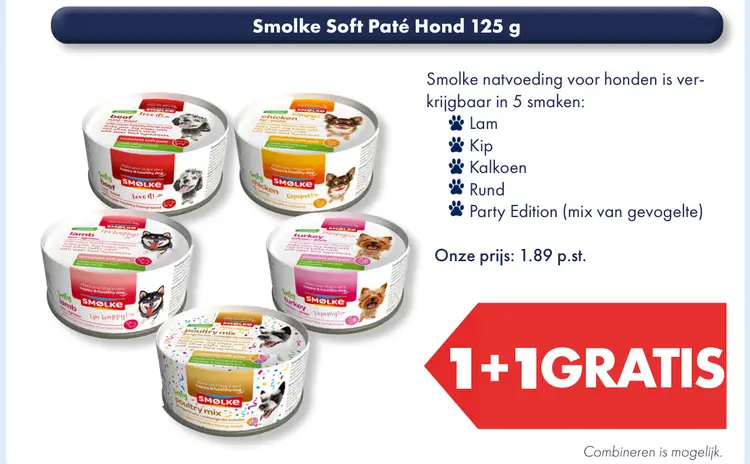 Aanbieding: Smolke Soft Paté Hond