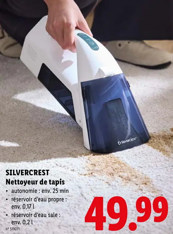 Offre: Nettoyeur de tapis