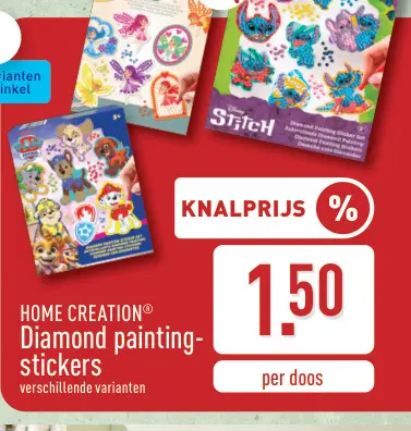 Promotie: Diamond painting-stickers