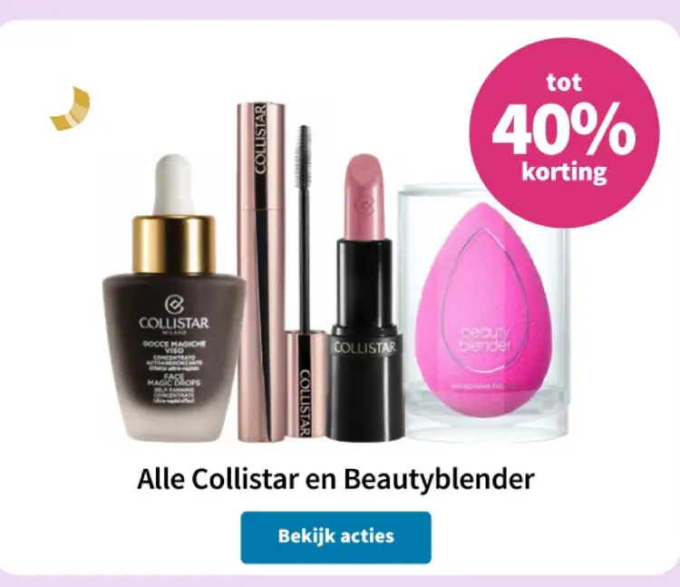 Aanbieding: Collistar and Beautyblender products
