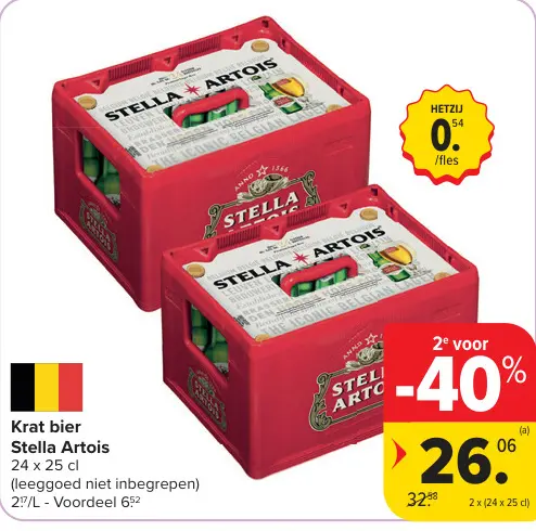 Promotie: Krat bier