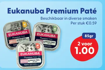 Aanbieding: Eukanuba Premium Paté
