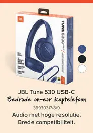 Promotie: Tune 530 USB-C Bedrade on-ear koptelefoon
