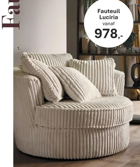 Aanbieding: Draaifauteuil Luciria