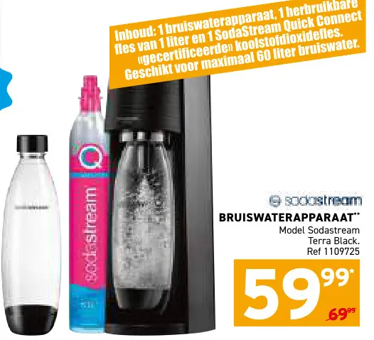 Promotie: Bruiswaterapparaat