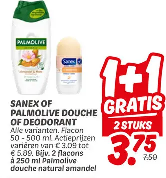 Aanbieding: Douche of deodorant