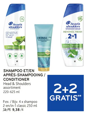 Offre: Shampoo et/ou après-shampooing / conditioner