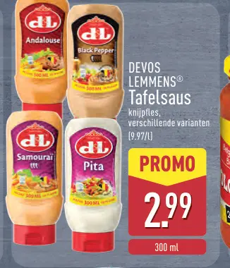 Promotie: Tafelsaus
