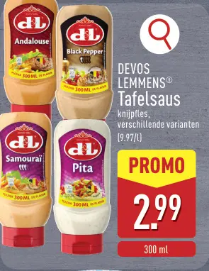 Promotie: Devos Lemmens Tafelsaus