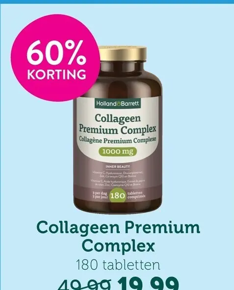 Promotie: Holland & Barrett Collageen Premium Complex