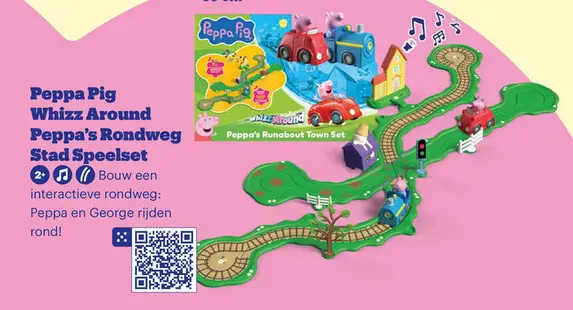 Aanbieding: Peppa Pig Whizz Around Peppa's Rondweg Stad S