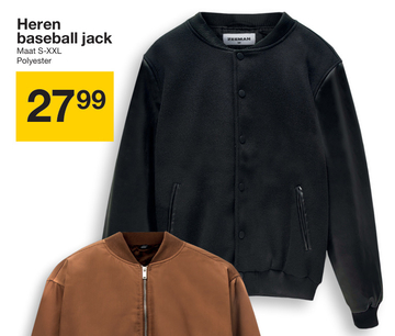 Aanbieding: Heren baseball jack