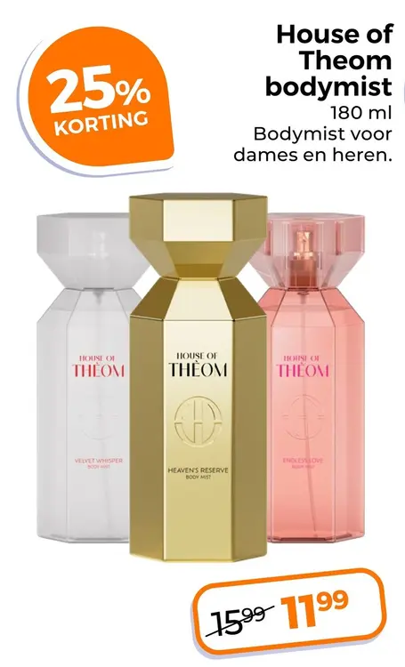 Aanbieding: House of Theom bodymist