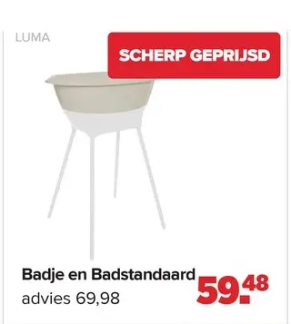 Aanbieding: Badje en Badstandaard
