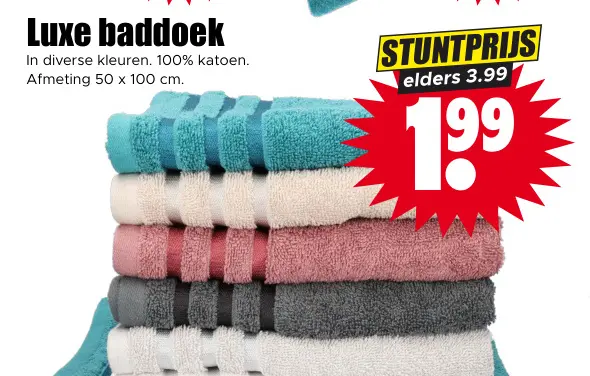 Aanbieding: Luxe baddoek
