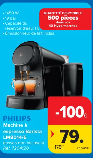 Offre: Machine à espresso Barista LM8014/6
