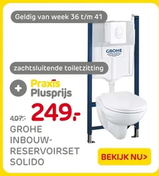 Aanbieding: Grohe inbouw-reservoirset solido
