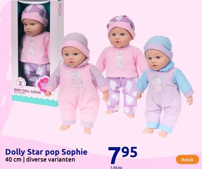 Aanbieding: Dolly Star pop Sophie