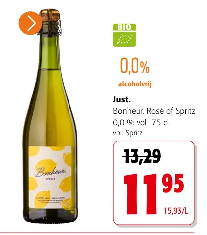Promotie: Bonheur. Rosé of Spritz