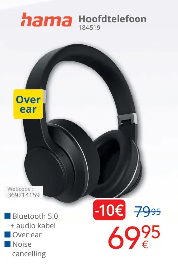 Aanbieding: Hoofdtelefoon