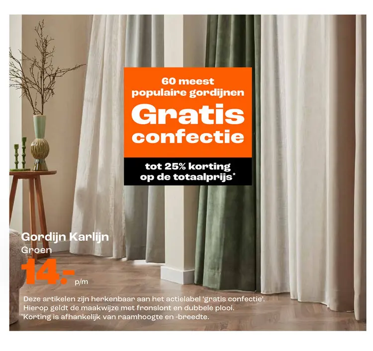 Promotie: Gordijn Karlijn