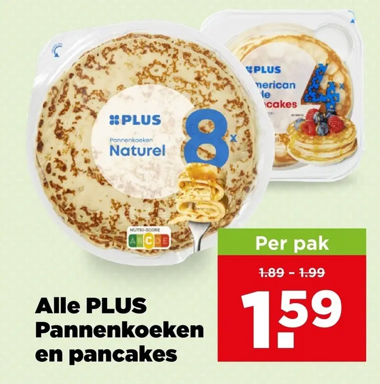 Aanbieding: Pannenkoeken en pancakes