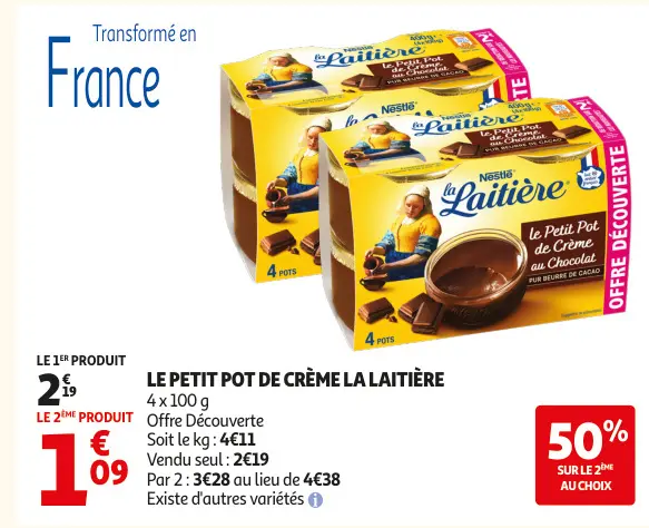 Aanbieding: Le petit pot de crème La Laitière