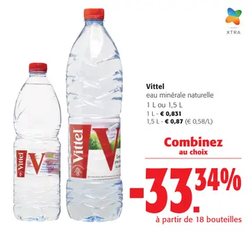Offre: Vittel eau minérale naturelle
