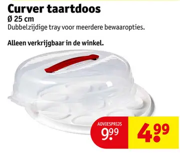Aanbieding: Curver taartdoos