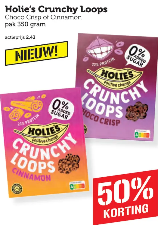 Aanbieding: Holie's Crunchy Loops