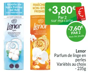 Offre: Parfum de linge en perles