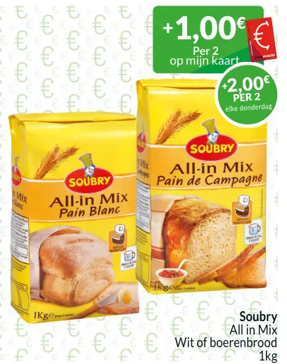 Aanbieding: All in Mix wit of boerenbrood